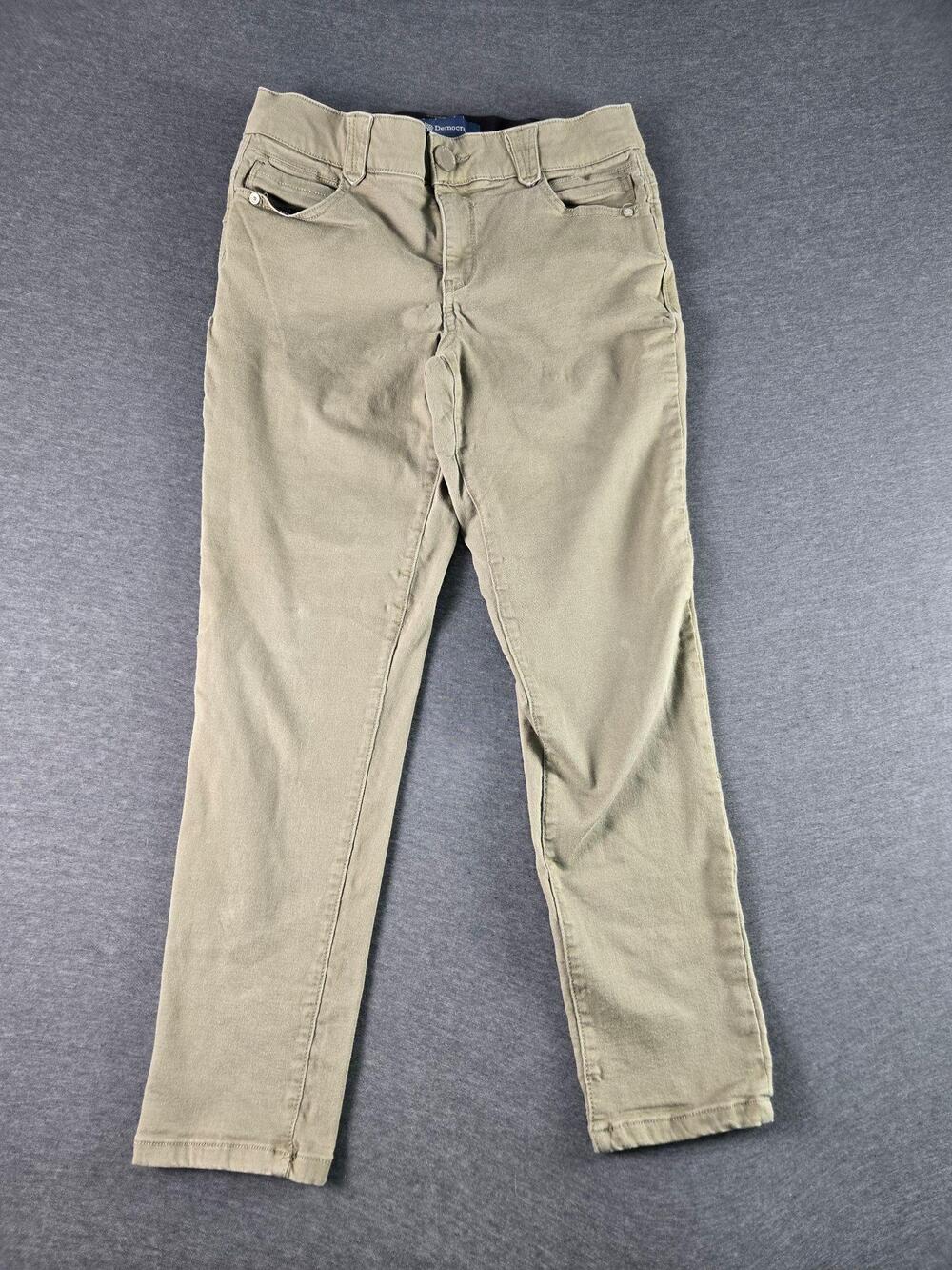 Democracy Jeans Womens 6 Green Absolution Skinny Stretch Denim Ankle Pants